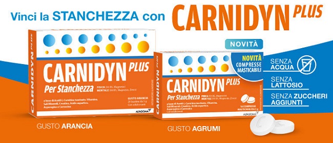 Carnidyn Fast e Carnidyn Plus integratori di Energia e Benessere in Vendita e Offerta