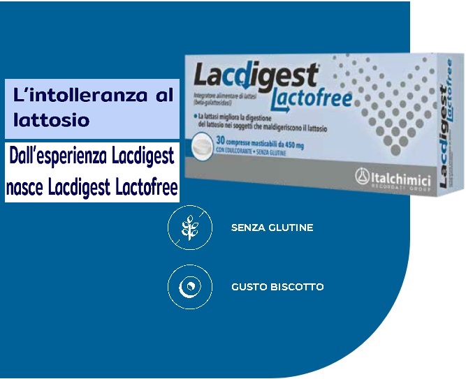 Intolleranza al Lattosio: Lacdigest Lactofree in vendita ed offerta