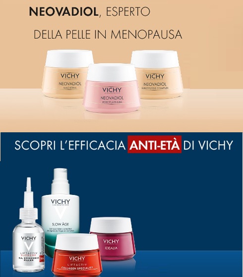 Linea Neovadiol ed Antietà Vichy per pelle matura in vendita ed offerta