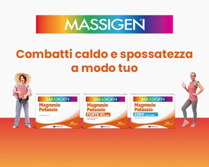 Massigen Magnesio e Potassio 30 buste in vendita ed offerta
