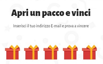 Regolamento Apri un Pacco e Vinci!