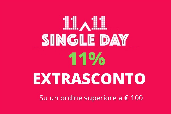 Single Day 11% di Sconto
