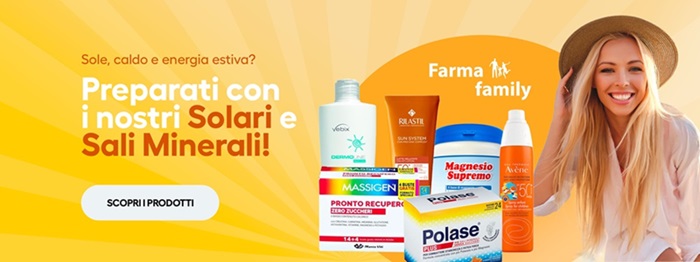 Protezione Solare: i prodotti in vendita ed offerta su Farmafamily