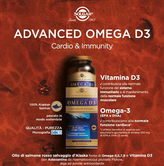 Solgar Advanced Omega D3 120 Perle in vendita e offerta