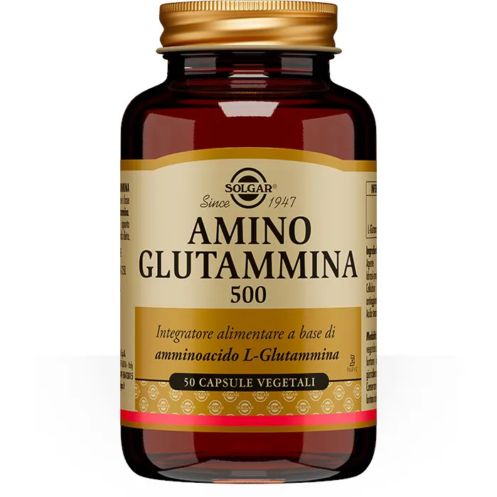 AMINO GLUTAMMINA 500 50 CAPSULE VEGETALI - Farmafamily.it