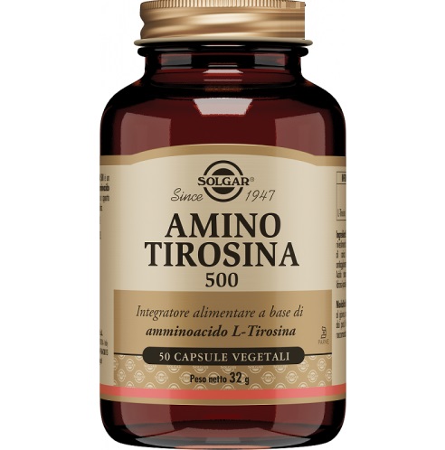 AMINO TIROSINA 500 50 CAPSULE VEGETALI - Farmafamily.it