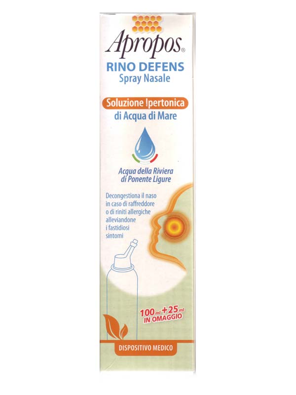 APROPOS RINO DEFENS SOLUZIONE IPERTONICA 125 ML - Farmafamily.it