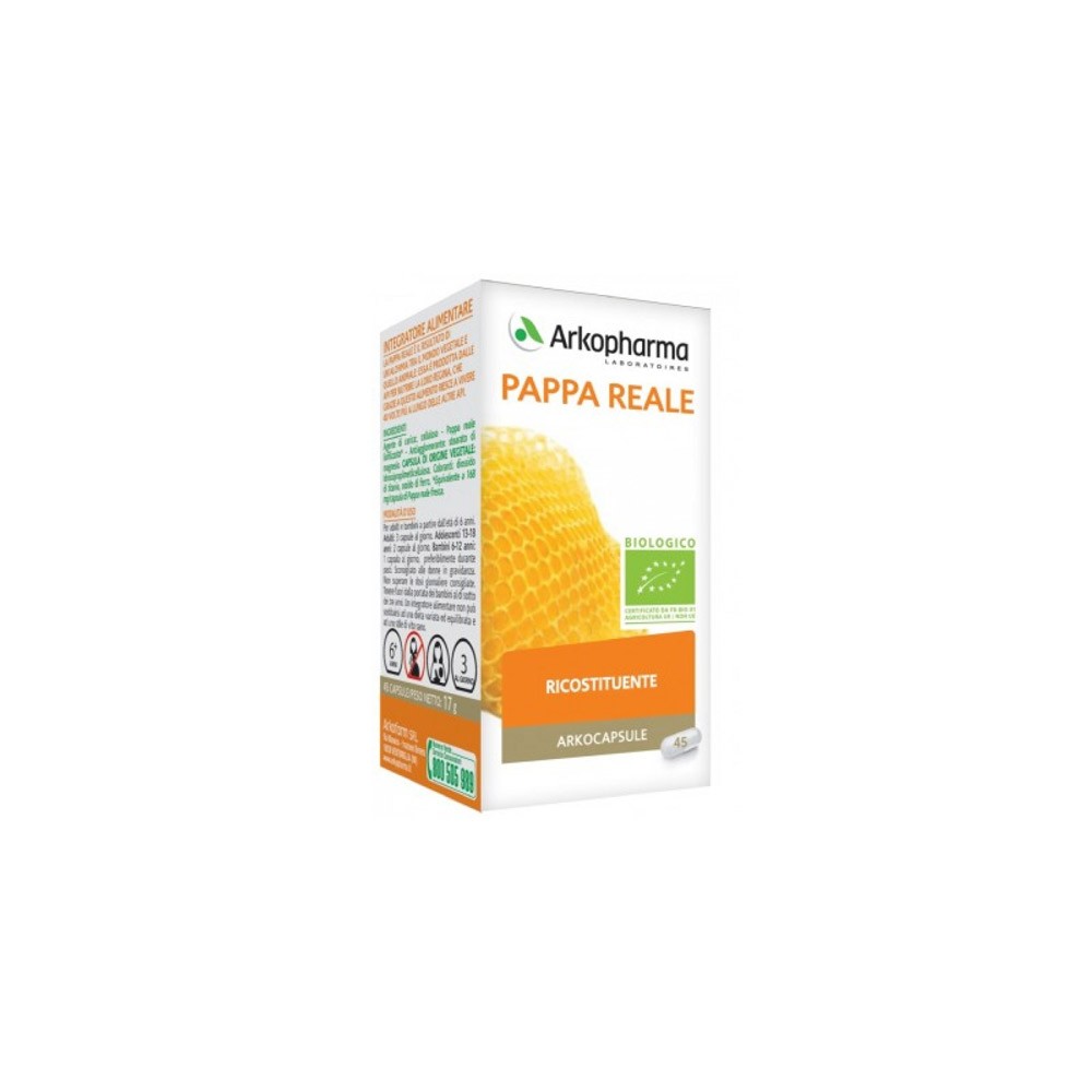 ARKO CAPSULE PAPPA REALE BIO 45 CAPSULE - Farmafamily.it