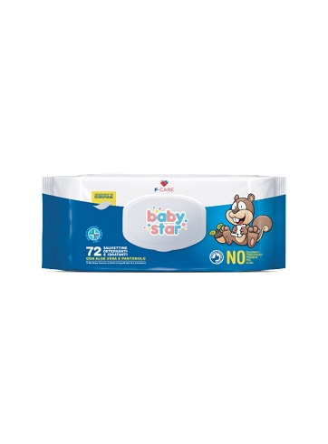 BABYSTAR SALVIETTE BEBE' POPUP 72 PEZZI - Farmafamily.it