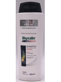 BIOSCALIN ENERGY SHAMPOO RINFORZANTE UOMO 400 ML - Farmafamily.it
