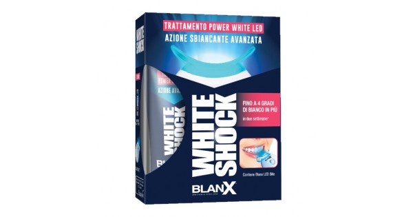 BLANX WHITE SHOCK TRATTAMENTO SBIANCANTE POWER WHITE 30 ML + LED BITE - Farmafamily.it