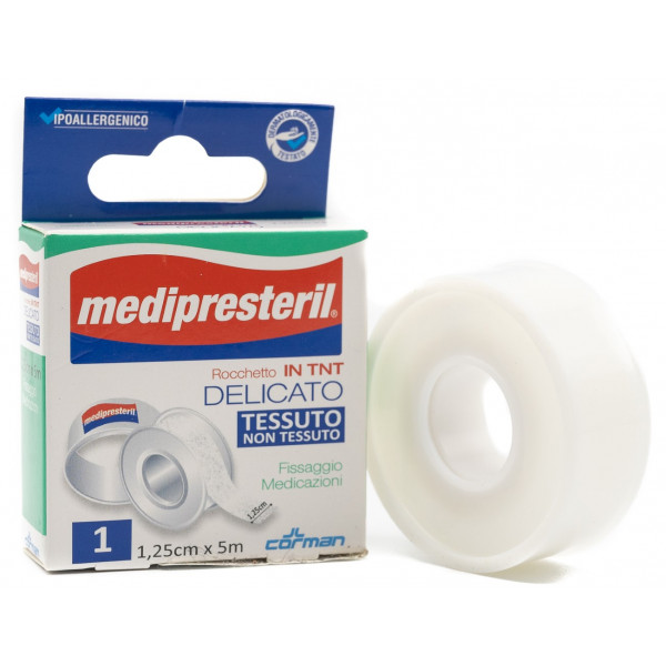 CEROTTO IN ROCCHETTO TNT MEDIPRESTERIL DELICATO M5X1,25CM - Farmafamily.it