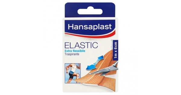 CEROTTO IN STRISCIA HANSAPLAST ELASTIC EXTRA FLESSIBILE 6 CM LUNGHEZZA 1 M 10 PEZZI - Farmafamily.it