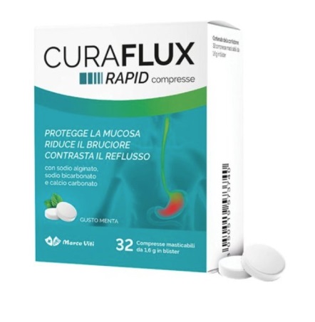 CURAFLUX RAPID 32 COMPRESSE MASTICABILI - Farmafamily.it