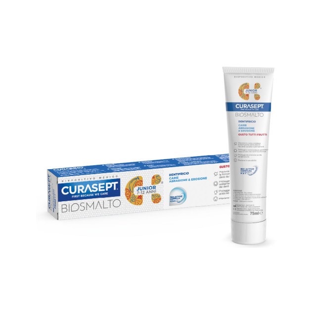 CURASEPT BIOSMALTO DENTIFRICIO JUNIOR 75 ML - Farmafamily.it