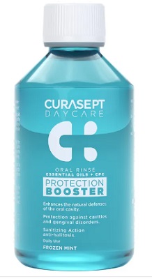 CURASEPT DAYCARE COLLUTORIO PROTECTION BOOSTER FROZEN MINT 100 ML - Farmafamily.it