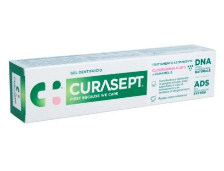 CURASEPT GEL DENTIFRICIO ADS DNA TRATTAMENTO ASTRINGENTE 75 ML - Farmafamily.it