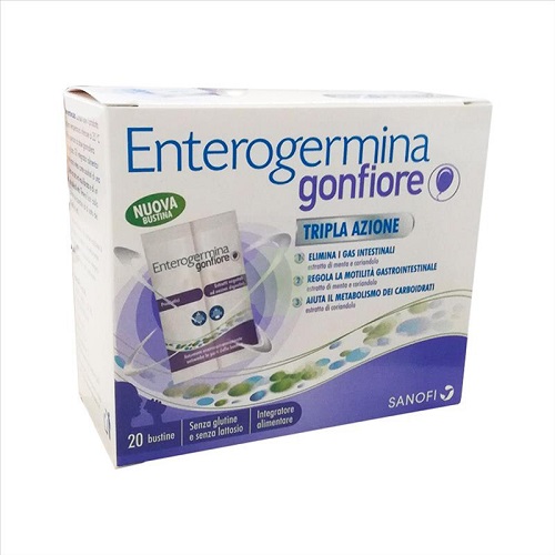 ENTEROGERMINA GONFIORE 20 BUSTINE DUOCAM - Farmafamily.it