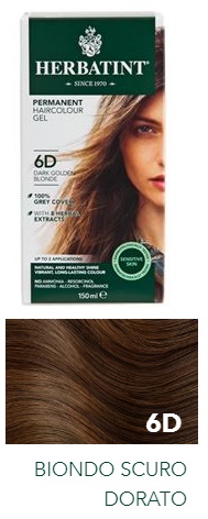 HERBATINT 6D BIONDO SCURO DORATO 150 ML - Farmafamily.it