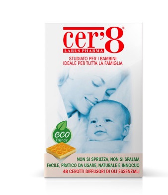CER'8 CUSCINETTI ADESIVI ANTI ZANZARE SCATOLA DA 48 CUSCINETTI - Farmafamily.it