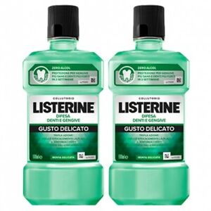 LISTERINE DENTI & GENGIVE GUSTO DELICATO 2 X 500 ML - Farmafamily.it