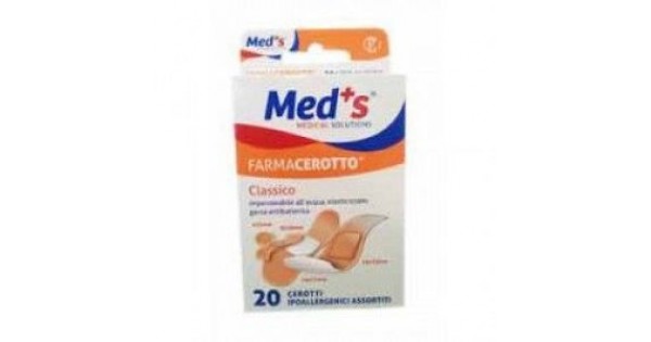 CEROTTO MEDS STRIP POLIURETANO IPOALLERGENICO CLASSICO L/XL 20 PEZZI - Farmafamily.it