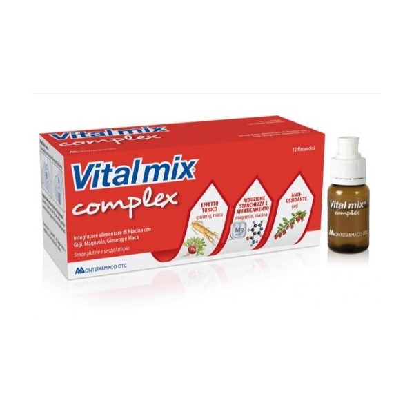 Vitalmix Complex Integratore Alimentare 12 Flaconcini da 10 ml - Farmafamily.it