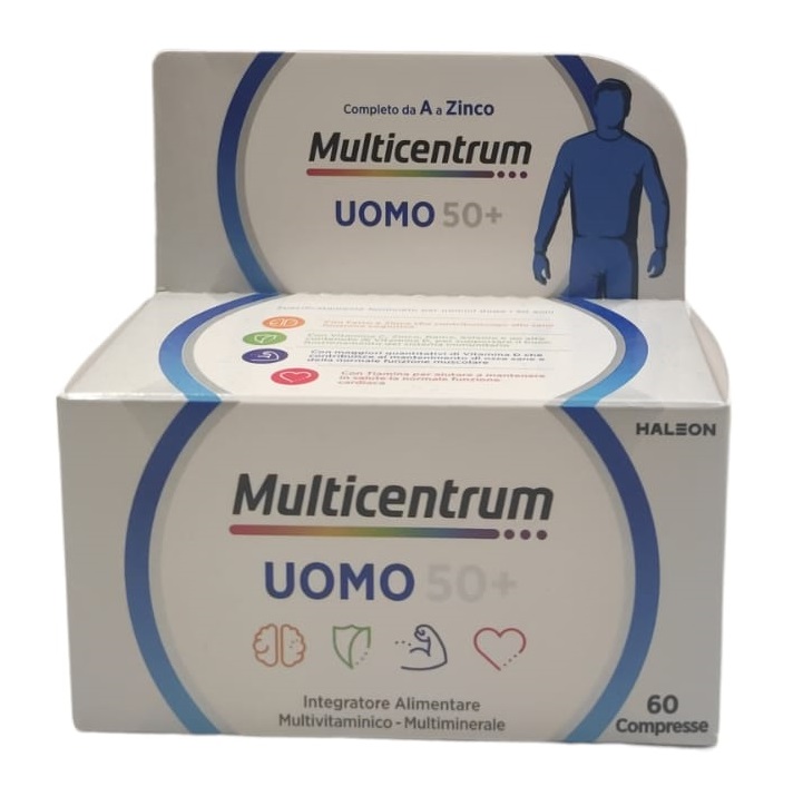 MULTICENTRUM UOMO 50+ 60 COMPRESSE - Farmafamily.it
