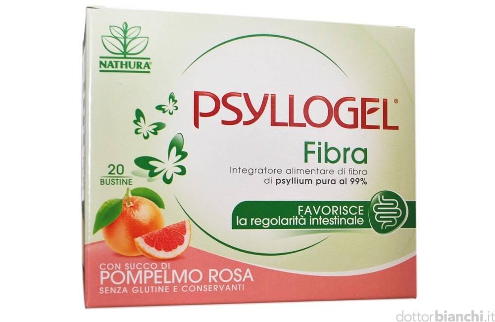 PSYLLOGEL FIBRA POMPELMO ROSA 20 BUSTINE - Farmafamily.it