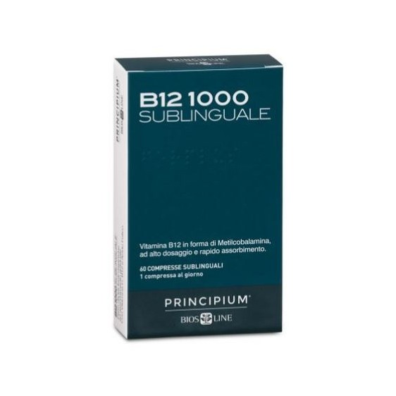 PRINCIPIUM B12 1000 60 COMPRESSE SUBLINGUALI - Farmafamily.it