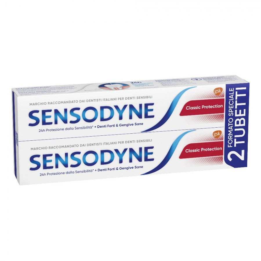 SENSODYNE CLASSICO PROTECTION 2 X 75 ML - Farmafamily.it
