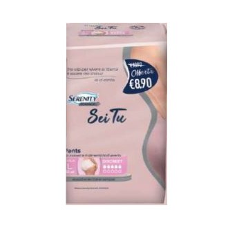 SERENITY PANTS PANNOLONE A MUTANDINA ADVANCE SEITU DISCREET TAGLIA LARGE 12 PEZZI - Farmafamily.it