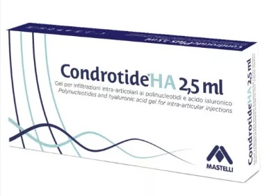 SIRINGA INTRA-ARTICOLARE CONDROTIDE HA POLINUCLEOTIDI 2% 2,5 ML - Farmafamily.it