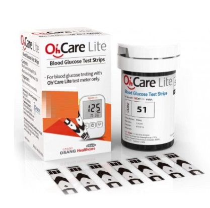 STRISCE MISURAZIONE GLICEMIA OH'CARE LITE 25 PEZZI - Farmafamily.it