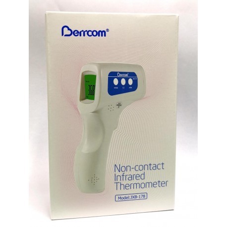 TERMOMETRO A INFRAROSSI DIGITALE  NO CONTACT BERRCOM - Farmafamily.it