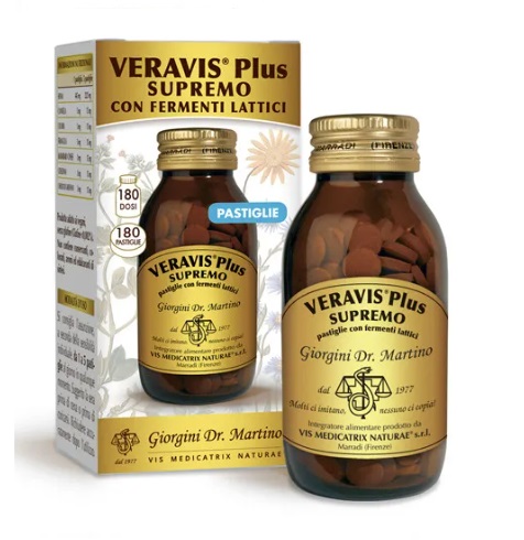 VERAVIS PLUS SUPREMO FERMENTI LATTICI PASTIGLIE 90 G - Farmafamily.it