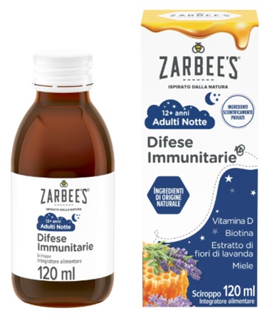 ZARBEE'S DIFESE IMMUNITARIE ADULTI NOTTE 120 ML - Farmafamily.it