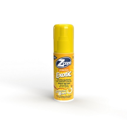 ZCARE PROTECTION EXOTIC INSETTOREPELLENTE ZANZARE E ZECCHE SPRAY NO GAS 100 ML - Farmafamily.it