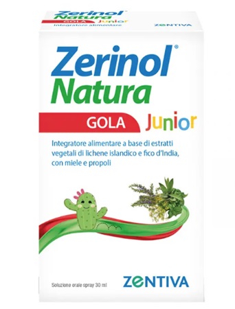 ZERINOL NATURA GOLA JUNIOR SPRAY - Farmafamily.it