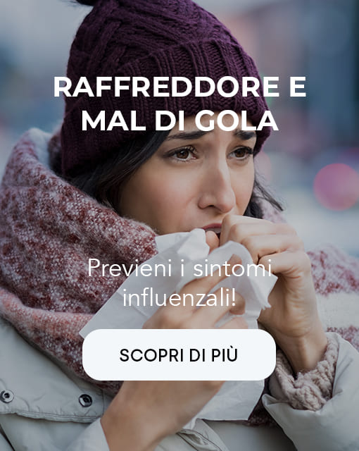 Prodotti per Influenza, raffreddore e mal di gola