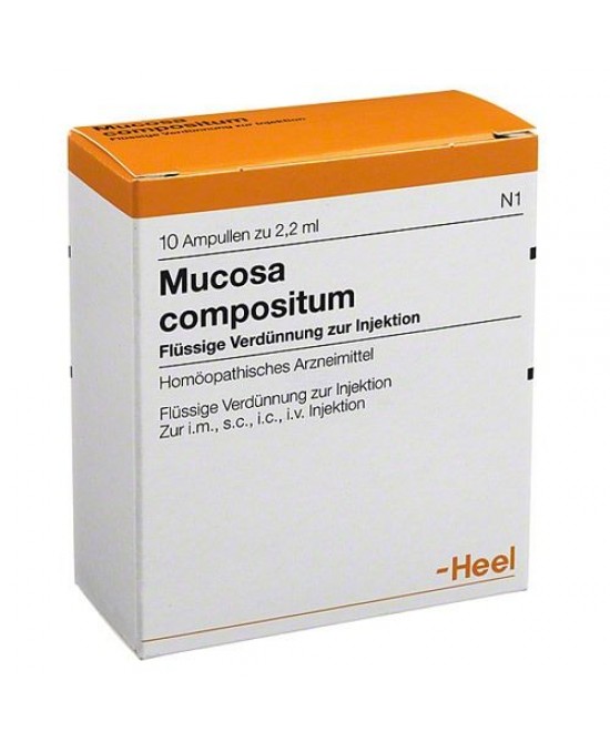 HEEL MUCOSA COMPOSITUM 10 FIALE DA 2,2 ML L'UNA - Farmafamily.it
