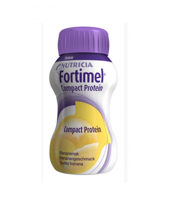 FORTIMEL COMPACT PROTEIN BANANA 4 BOTTIGLIE 125 ML - Farmafamily.it