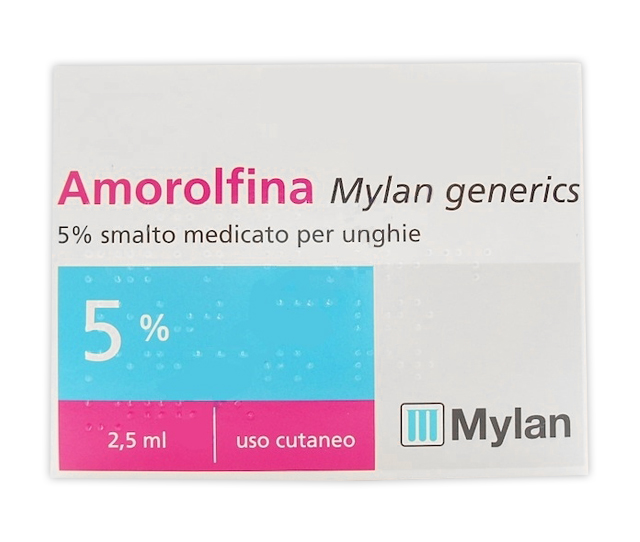 AMOROLFINA MY*SMALTO 2,5ML 5% - Farmafamily.it