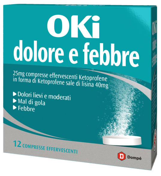 OKI DOLORE E FEBBRE*12CPR EFF - Farmafamily.it
