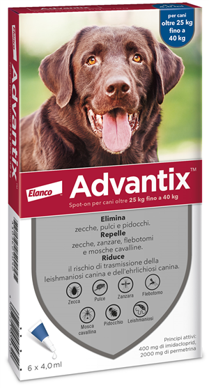 ADVANTIX SPOT ON*6PIP 25-40KG - Farmafamily.it