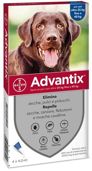 ADVANTIX SPOT ON*4PIP 25-40KG - Farmafamily.it