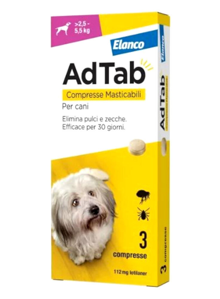 ADTAB*3CPR 112MG CANI2,5-5,5KG - Farmafamily.it