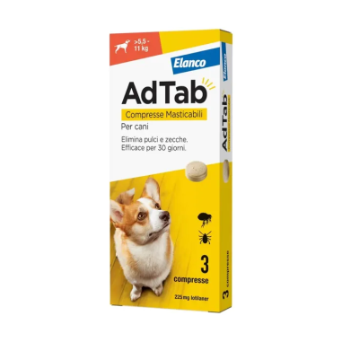 ADTAB*3CPR 225MG CANI 5,5-11KG - Farmafamily.it