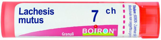 LACHESIS MUTUS 7 CH GRANULI - Farmafamily.it