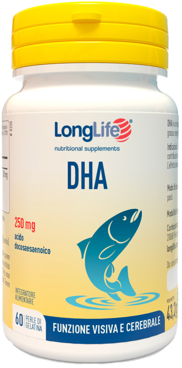 LONGLIFE DHA 250 MG 60 PERLE - Farmafamily.it